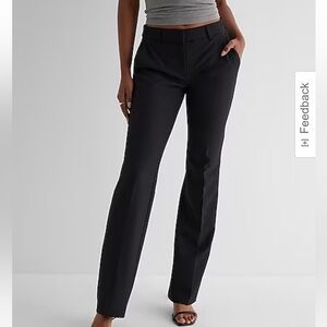 Express Editor Barely Boot Low Rise (Stretch) pant, Size 4R